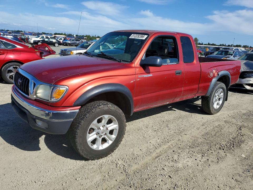 2002 Toyota Tacoma VIN 5TESM92N22Z032235 COPART salvage auction — SIDE, Ca - Salvage Certificate, sold $2,850 on 2026-07-16 (photo 1)