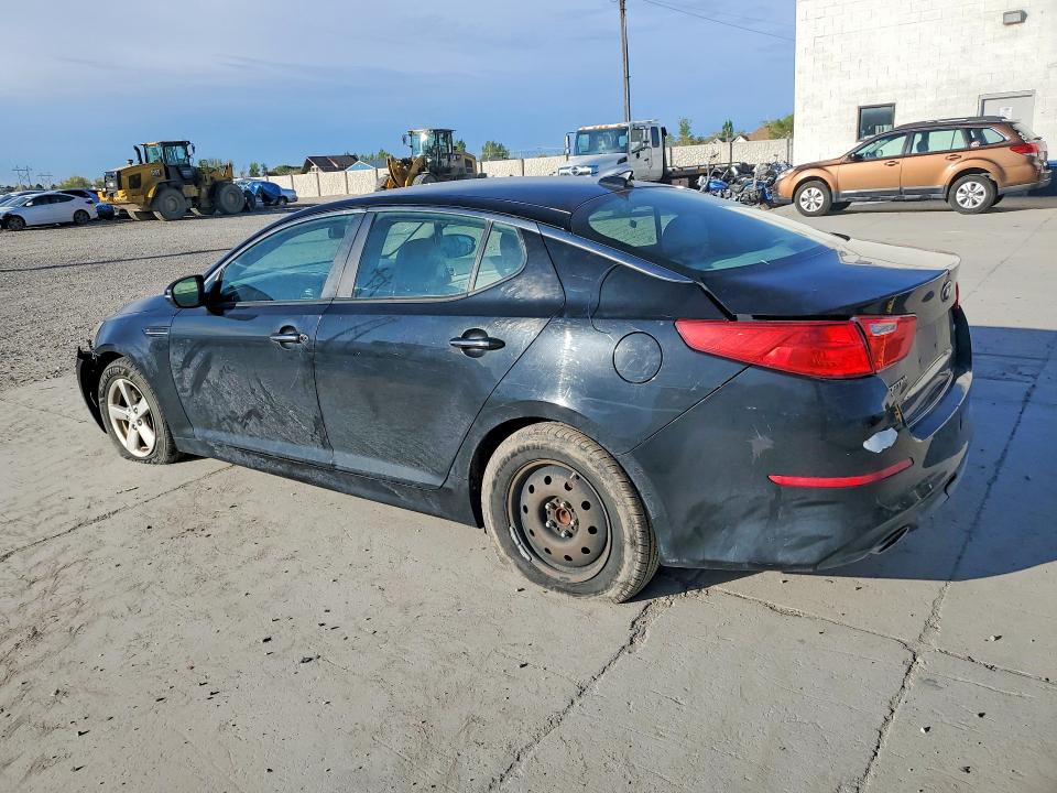 2014 Kia Optima VIN 5XXGM4A79EG269089 COPART salvage auction — FRONT END, Ut - Salvage Certificate, sold $350 on 2026-07-27 (photo 2)