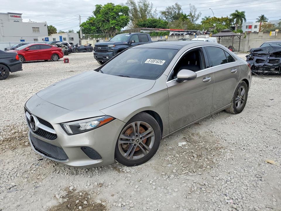 2020 Mercedes-benz A-klasse VIN W1K3G4EB5LJ199979 COPART salvage auction — MINOR DENT/SCRATCHES, Fl - Cert Of Title Slvg Rebuildable, sold $4,950 on 2026-07-24 (photo 1)