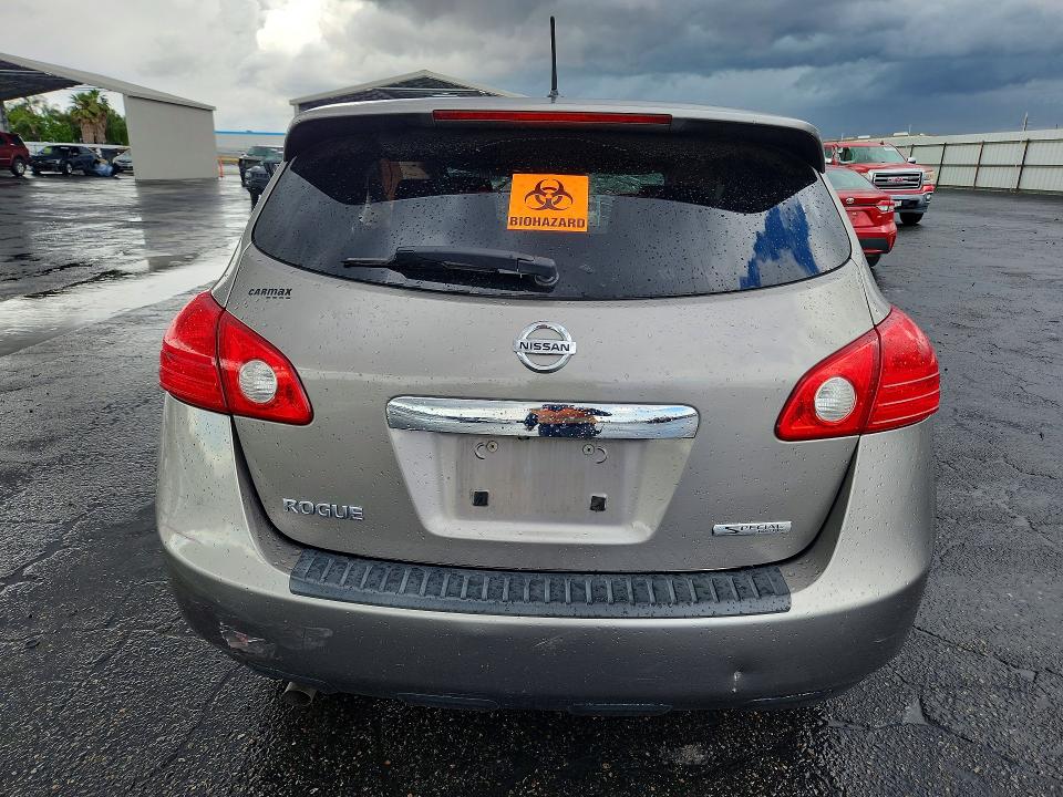 2013 Nissan Rogue sport VIN JN8AS5MT2DW513693 COPART salvage auction — ROLLOVER, Ca - Non-Repairable Vehicle Cert, sold $80 on 2026-07-06 (photo 6)