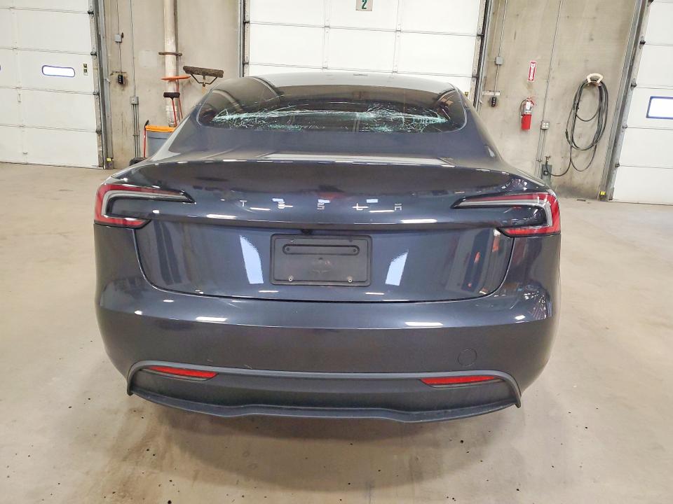 2025 Tesla Model 3 VIN 5YJ3E1EA9SF038983 COPART salvage auction — FRONT END, Mn - Cert Of Title-Salvage, sold $13,500 on 2026-07-16 (photo 6)