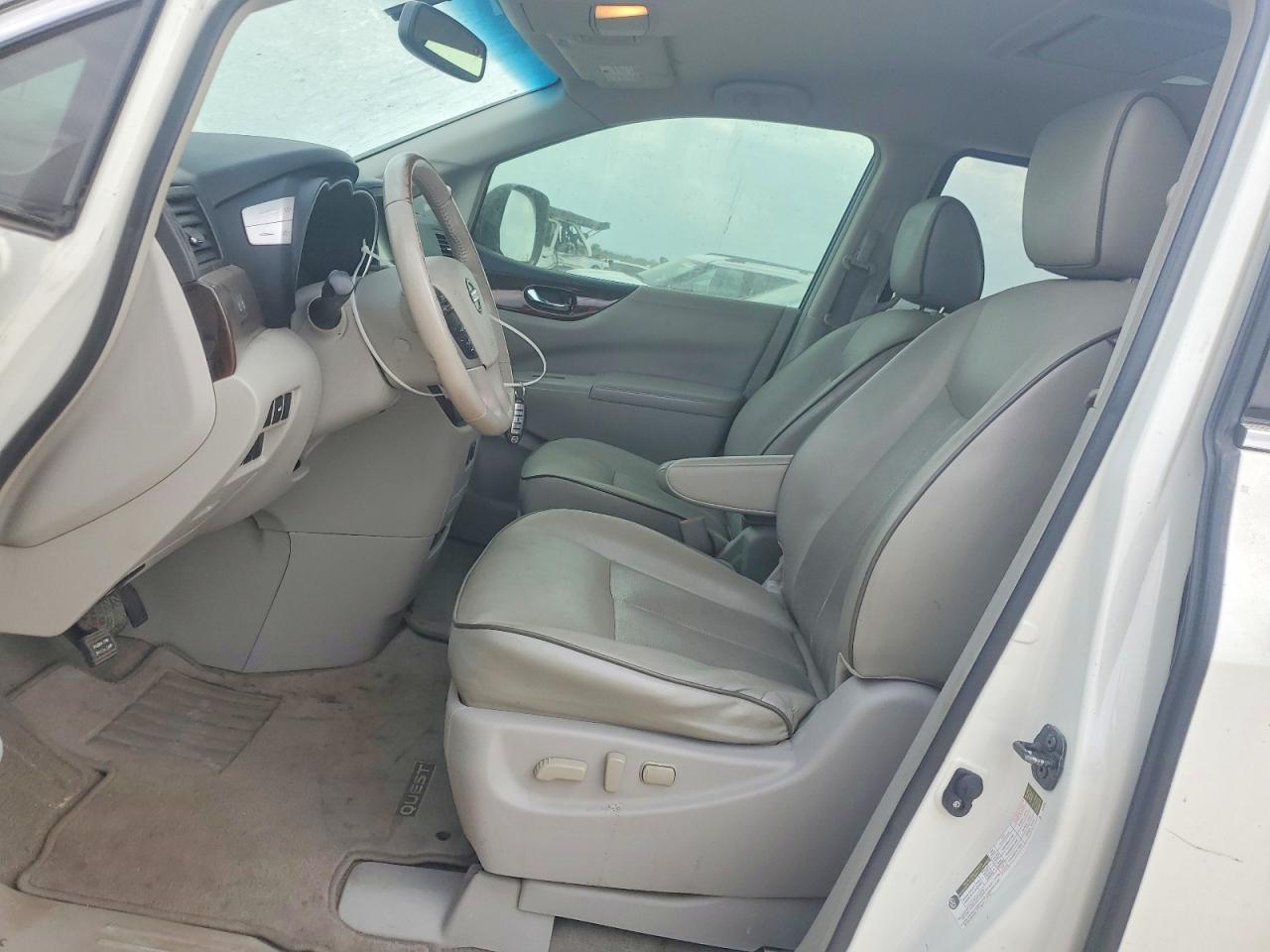 2015 Nissan Quest VIN JN8AE2KP6F9131034 COPART salvage auction — Rear End, TX - CERTIFICATE OF TITLE, sold $750 on 2026-07-08 (photo 7)