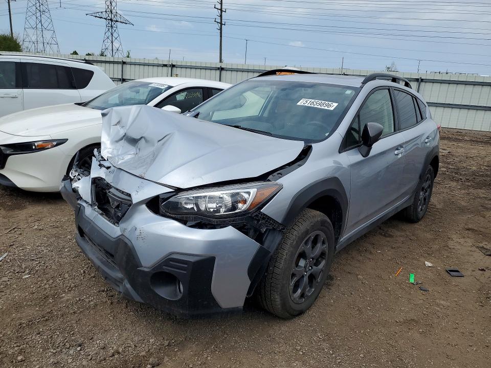 2021 Subaru Xv VIN JF2GTHSCXMH235851 COPART salvage auction — FRONT END, IL, sold $325 on 2026-07-28 (photo 1)