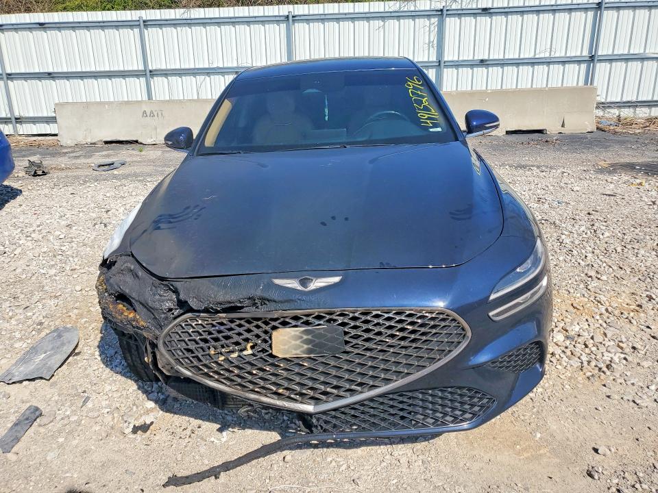2022 Genesis G70 VIN KMTG54TE5NU081738 COPART salvage auction — BURN, MO - SALVAGE CERTIFICATE OF TITLE, sold $4,850 on 2026-07-31 (photo 5)