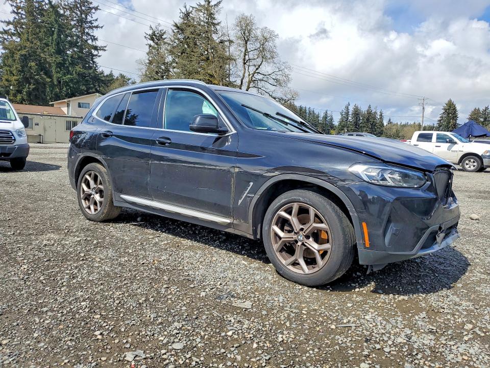 2022 BMW X3 VIN 5UX53DP07N9L69630 COPART salvage auction — FRONT END, Wa - Bill Of Sale, sold $125 on 2026-07-24 (photo 4)