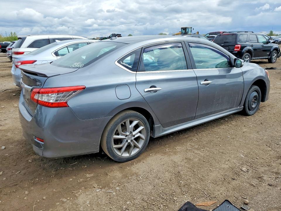 2015 Nissan Sentra VIN 3N1AB7AP4FY317915 COPART salvage auction — FRONT END, Il - Salvage Certificate, sold $425 on 2026-07-09 (photo 3)
