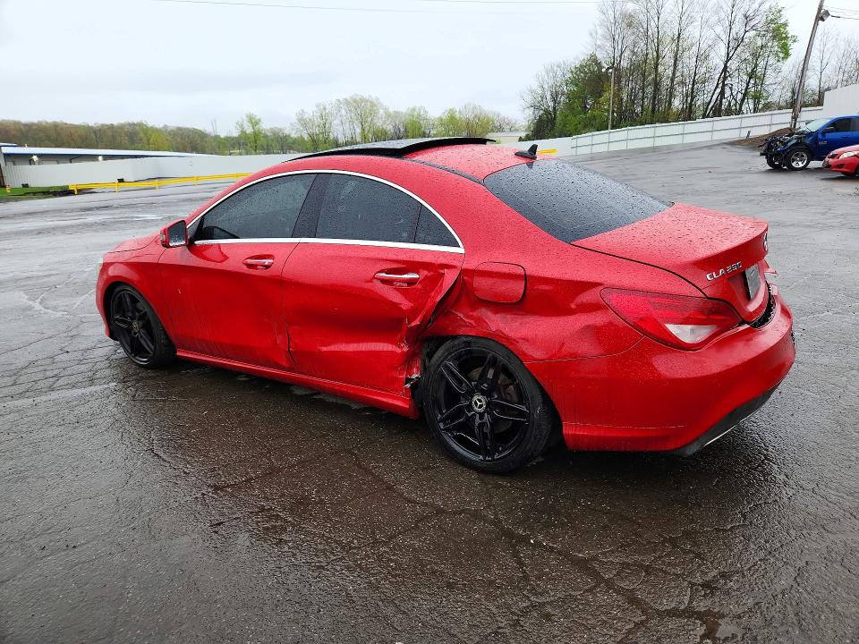 2018 Mercedes-benz Cla-klasse VIN WDDSJ4GB5JN522430 COPART salvage auction — REAR END, NY, sold $3,050 on 2026-07-16 (photo 2)