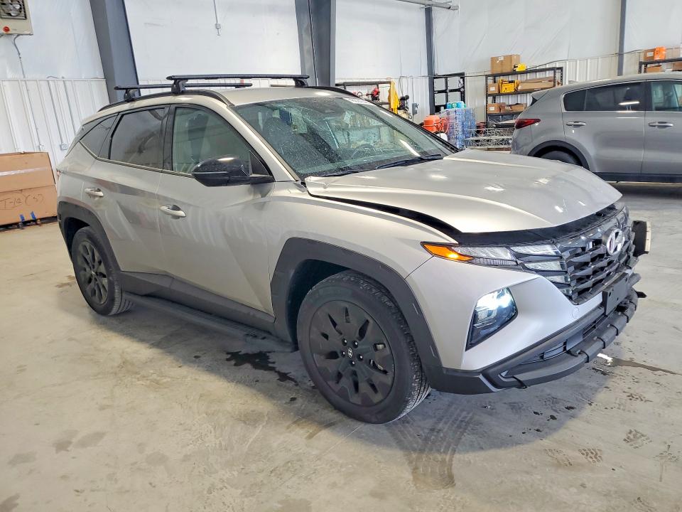 2024 Hyundai Tucson VIN KM8JFCDE6RU292409 COPART salvage auction — FRONT END, Nc - Salvage Certificate Of Title, sold $10,400 on 2026-07-13 (photo 4)