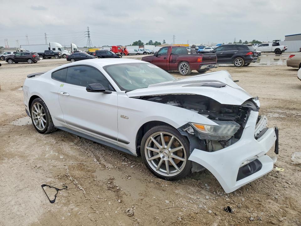 2016 Ford Mustang VIN 1FA6P8CF3G5298955 COPART salvage auction — FRONT END, TX - SALVAGE VEHICLE TITLE, sold $2,150 on 2026-07-10 (photo 4)