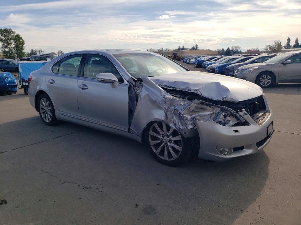 2010 Lexus Ls 460 VIN JTHBL5EF5A5093031 COPART salvage auction — FRONT END, Or - Salvage Title Certificate, sold $1,500 on 2026-07-03 (photo 4)