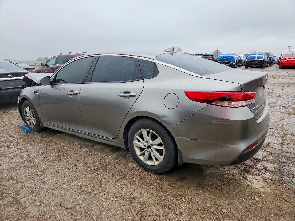 2018 Kia Optima VIN 5XXGT4L39JG229697 COPART salvage auction — FRONT END, IN - CERT OF TITLE-SALVAGE TITLE, sold $1,500 on 2026-07-31 (photo 2)