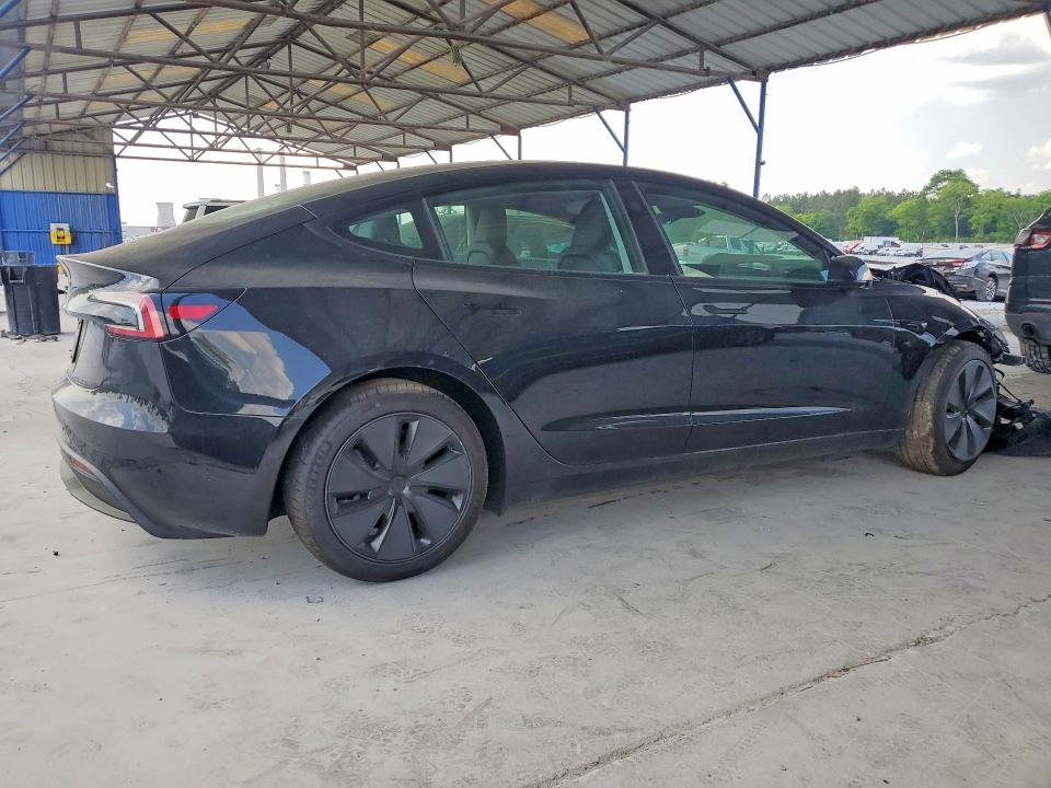 2026 Tesla Model 3 VIN 5YJ3E1EA4TF131735 COPART salvage auction — FRONT END, Pa - Certificate Of Salvage, sold $10,700 on 2026-07-09 (photo 3)