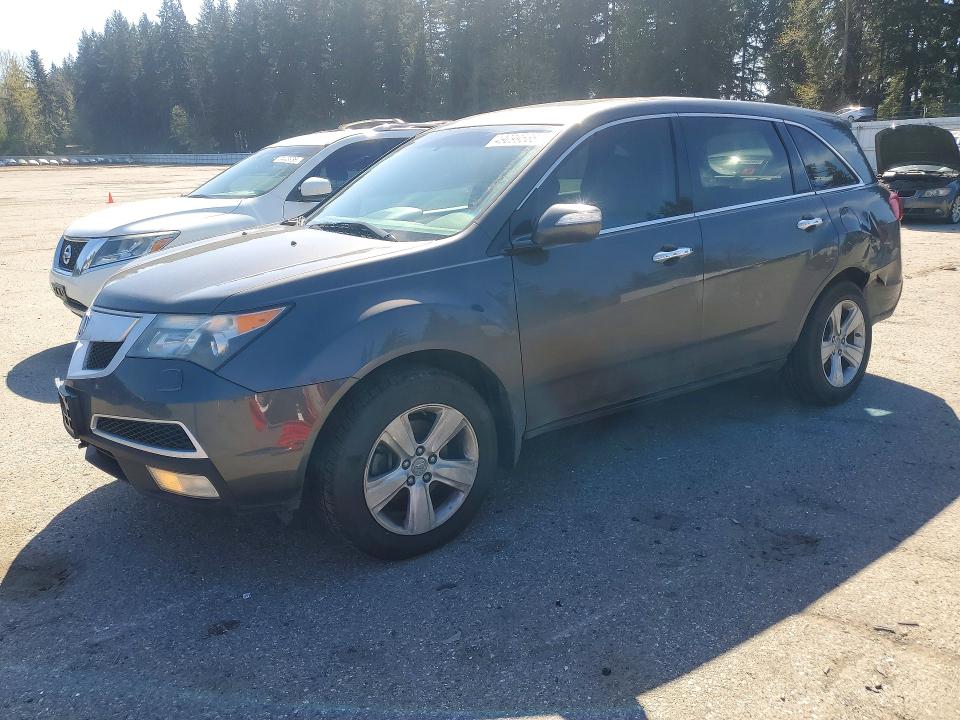 2012 Acura Mdx VIN 2HNYD2H69CH004991 COPART salvage auction — REAR END, Wa - Bill Of Sale, sold $80 on 2026-07-20 (photo 1)