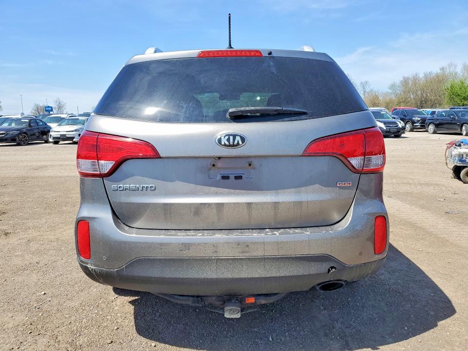 2015 Kia Sorento VIN 5XYKT4A62FG655810 COPART salvage auction — FRONT END, Ia - Cert Of Title-Salvage Title, sold $925 on 2026-07-17 (photo 6)