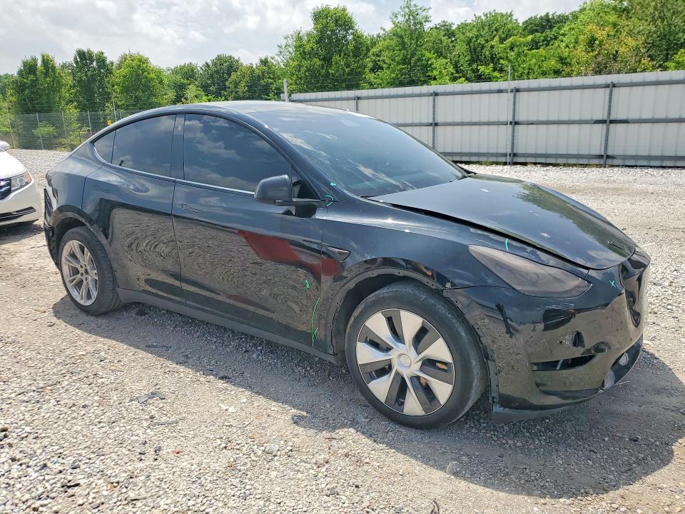 2022 Tesla Model y VIN 7SAYGDEE3NF328499 COPART salvage auction — HAIL, Ar - Cert Of Title-Salvage, sold $10,800 on 2026-07-29 (photo 4)