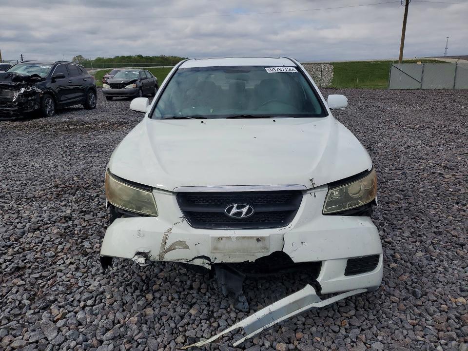 2008 Hyundai Sonata VIN 5NPET46F88H379795 COPART salvage auction — FRONT END, In - Cert Of Title - Rebuilt Vehicl, sold $500 on 2026-07-07 (photo 5)