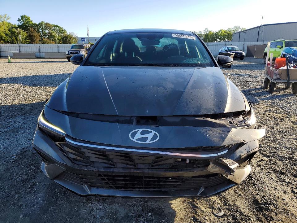 2025 Hyundai Elantra VIN KMHLM4DG4SU907826 COPART salvage auction — FRONT END, Sc - Cert Of Title-Salvage, sold $7,600 on 2026-07-13 (photo 5)
