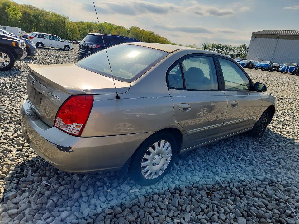 2006 Hyundai Elantra VIN KMHDN46D76U261353 COPART salvage auction — NORMAL WEAR, Pa - Cert Of Title, sold $225 on 2026-07-29 (photo 3)