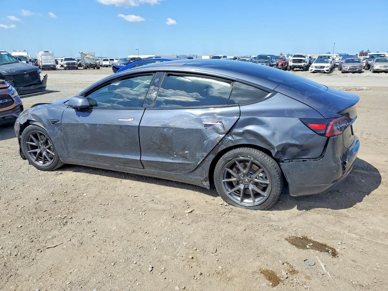 2021 Tesla Model 3 VIN 5YJ3E1EA4MF867513 COPART salvage auction — Front End, CA - SALVAGE CERTIFICATE, sold $3,150 on 2026-07-10 (photo 2)