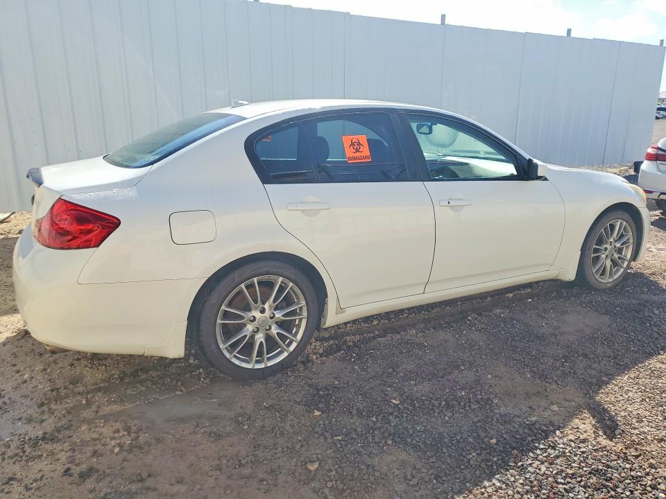 2013 Infiniti G35 VIN JN1CV6AP7DM722189 COPART salvage auction — NORMAL WEAR, Hi - Cert Of Title-Repossession, sold $4 on 2026-08-24 (photo 3)