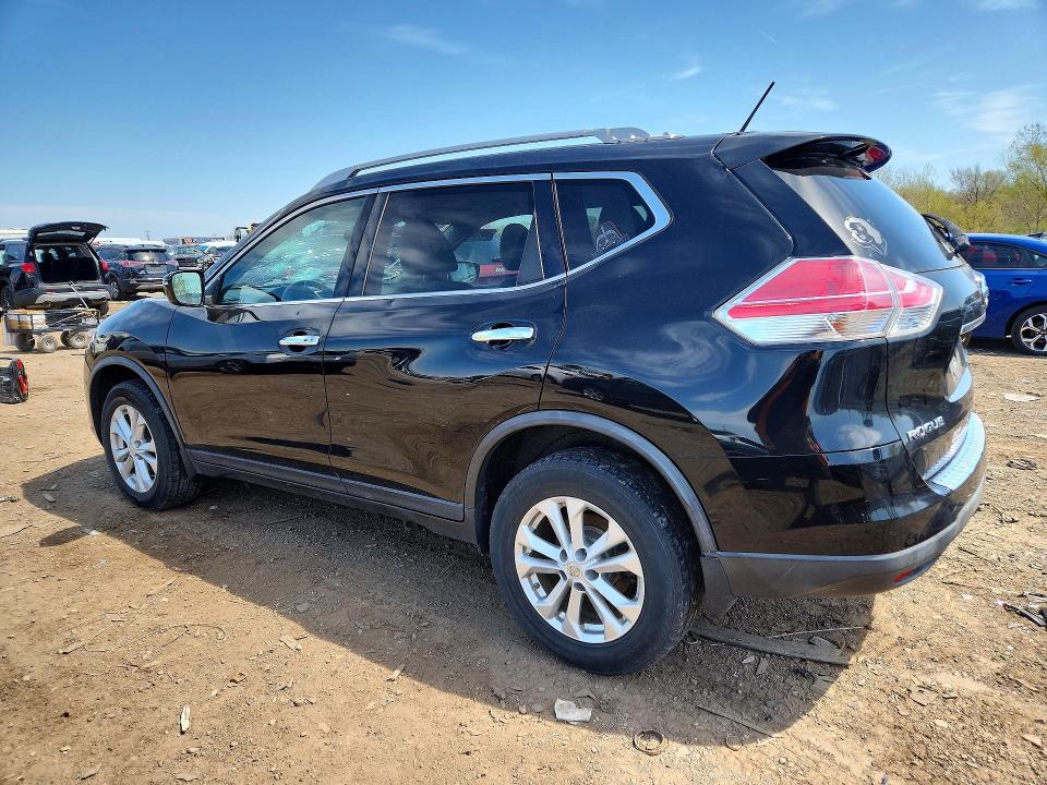 2016 Nissan VIN KNMAT2MV5GP638601 COPART salvage auction — HAIL, Il - Salvage Certificate, sold $1,000 on 2026-07-31 (photo 2)