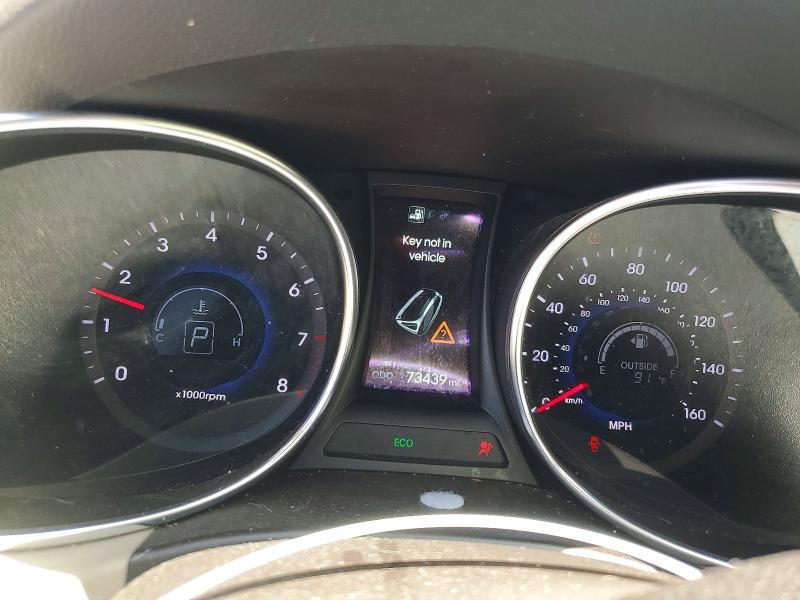 2014 Hyundai Santa fe VIN KM8SR4HF1EU077325 COPART salvage auction — FRONT END, NC - SALVAGE CERTIFICATE OF TITLE, sold $575 on 2026-07-29 (photo 9)