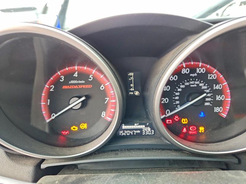 2013 Mazda 3 VIN JM1BL1L41D1735008 COPART salvage auction — FRONT END, Tx - Salvage Vehicle Title, sold $1,550 on 2026-07-10 (photo 9)