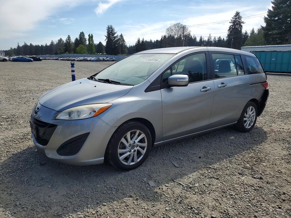 2014 Mazda 5 VIN JM1CW2BLXE0164703 COPART salvage auction — REAR END, Salvage Title, sold $625 on 2026-07-14 (photo 1)