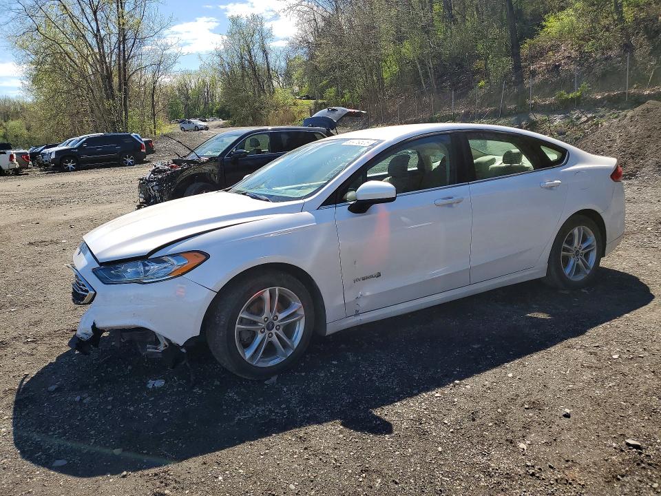 2018 Ford Fusion VIN 3FA6P0LU7JR235636 COPART salvage auction — FRONT END, NY - MV907A-PARTS ONLY, sold $1,500 on 2026-07-02 (photo 1)