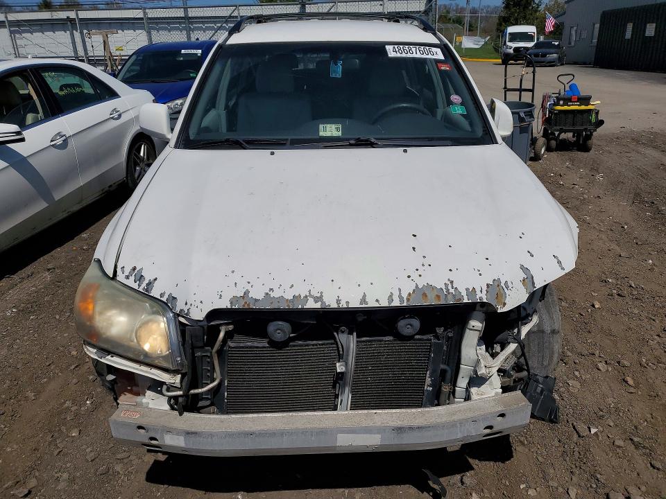 2006 Toyota Highlander VIN JTEDW21A360009301 COPART salvage auction — FRONT END, Md - Cert Of Salvage > 75% Damage, sold $950 on 2026-07-13 (photo 5)