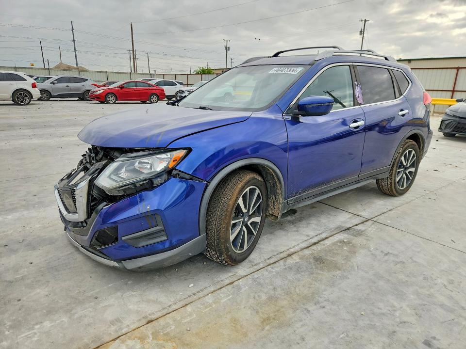 2017 Nissan Rogue VIN JN8AT2MV4HW024490 COPART salvage auction — FRONT END, Tx - Salvage Vehicle Title, sold $1,500 on 2026-07-07 (photo 1)