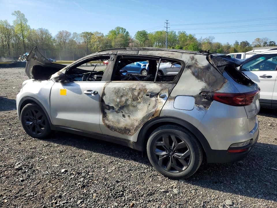 2020 Kia Sportage VIN KNDP63AC6L7657503 COPART salvage auction — Burn Interior, MD - CERT OF SALVAGE > 75% DAMAGE, sold $1,550 on 2026-07-24 (photo 2)