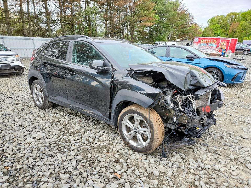 2022 Hyundai Kona VIN KM8K6CABXNU756441 COPART salvage auction — FRONT END, Nj - Cert Of Title-Salvage, sold $2,550 on 2026-07-27 (photo 4)