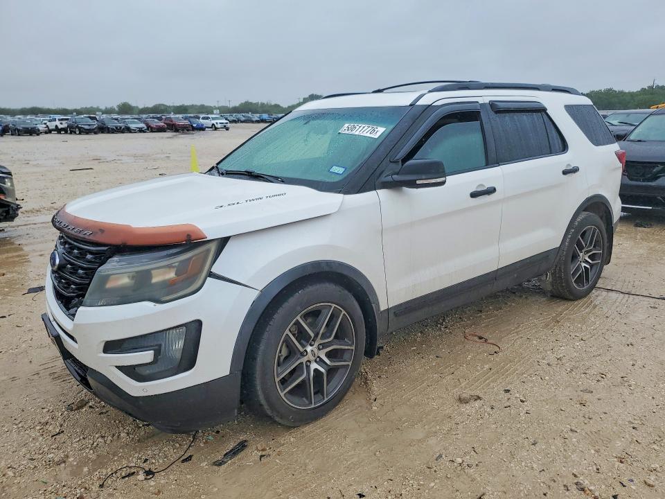 2016 Ford Explorer VIN 1FM5K8GT5GGA84859 COPART salvage auction — FRONT END, Tx - Salvage Vehicle Title, sold $2,700 on 2026-07-09 (photo 1)