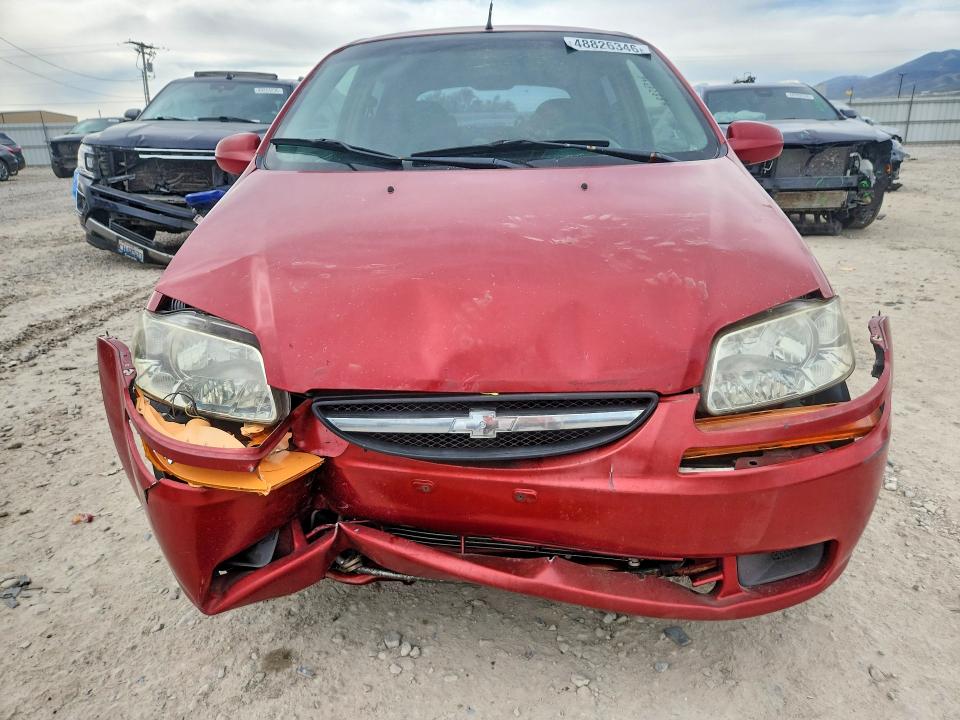 2008 Chevrolet Aveo VIN KL1TD666X8B075859 COPART salvage auction — FRONT END, Ut - Salvage Certificate, sold $225 on 2026-07-07 (photo 5)
