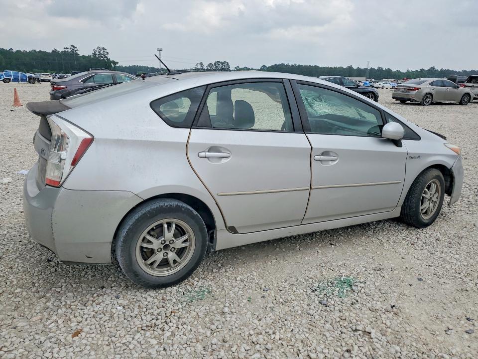 2010 Toyota Prius VIN JTDKN3DU2A1313541 COPART salvage auction — SIDE, Tx - Nonrepairable Title, sold $775 on 2026-07-14 (photo 3)