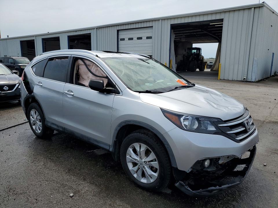 2012 Honda Cr-v VIN JHLRM4H76CC013247 COPART salvage auction — ROLLOVER, AL - CERT OF TITLE-SALVAGE TITLE, sold $1,350 on 2026-07-09 (photo 4)