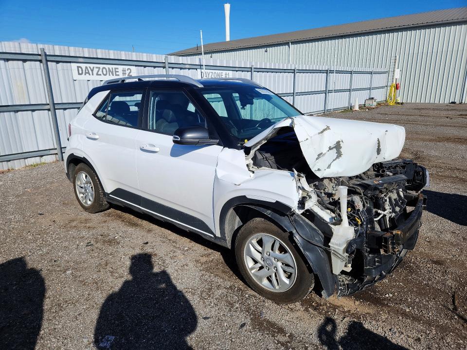 2021 Hyundai Venue VIN KMHRC8A37MU069445 COPART salvage auction — FRONT END, On - Permit Salvage, sold $1,250 on 2026-07-07 (photo 4)