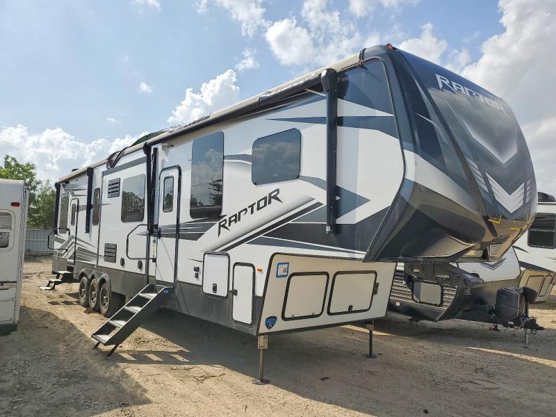 2022 Dutchman Raptor toy hauler to VIN 4YDFRPV35NR800675 — COPART salvage auction photo