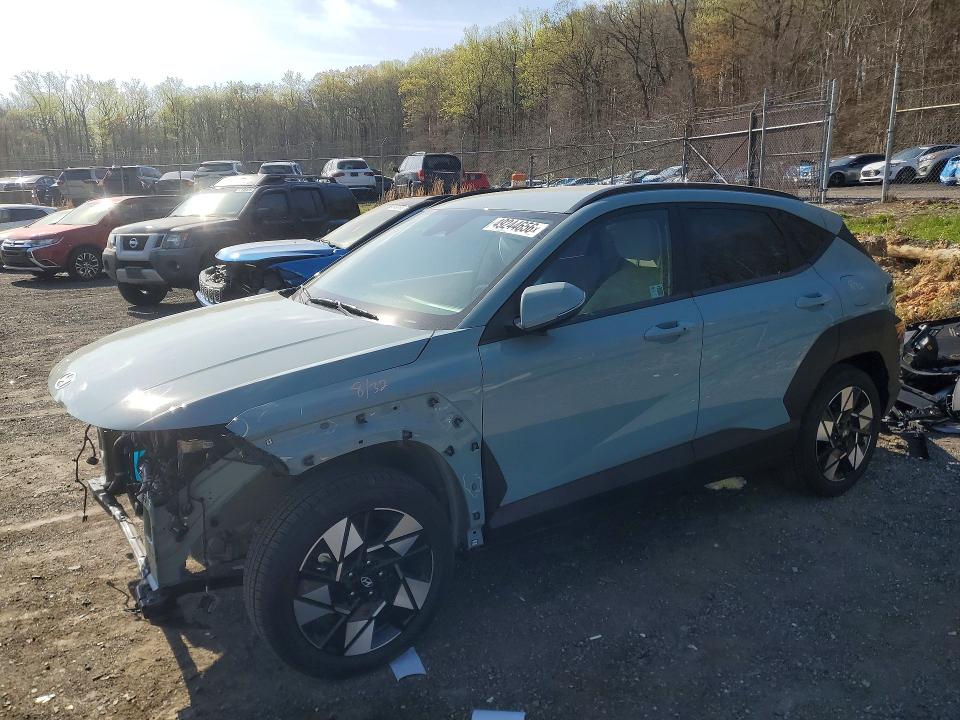 2024 Hyundai Kona VIN KM8HB3AB1RU085933 COPART salvage auction — FRONT END, Md - Cert Of Salvage > 75% Damage, sold $925 on 2026-07-28 (photo 1)