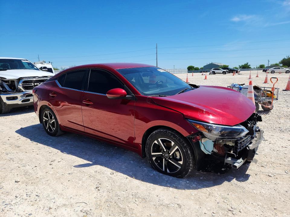 2024 Nissan Sentra VIN 3N1AB8CV7RY205132 COPART salvage auction — FRONT END, Tx - Certificate Of Title, sold $5,600 on 2026-07-23 (photo 4)