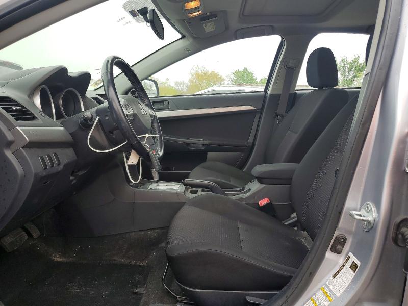 2009 Mitsubishi Lancer VIN JA3AU26U79U007434 COPART salvage auction — FRONT END, IL - SALVAGE CERTIFICATE, sold $375 on 2026-07-29 (photo 7)