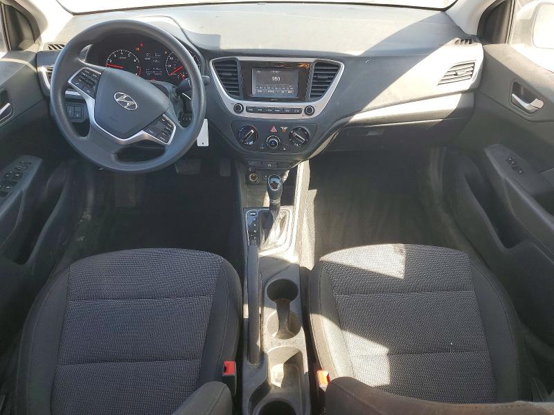 2021 Hyundai Accent VIN 3KPC24A69ME138070 COPART salvage auction — REAR END, Nv - Salvage Title, sold $3,100 on 2026-07-09 (photo 8)