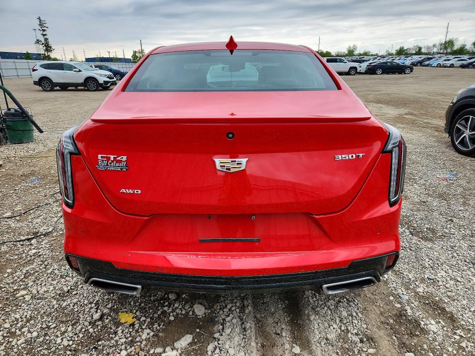 2021 Cadillac Ct4 VIN 1G6DG5RK7M0105822 COPART salvage auction — HAIL, Ia - Cert Of Title-Salvage Title, sold $11,200 on 2026-07-15 (photo 6)