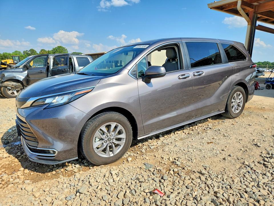 2022 Toyota Sienna VIN 5TDYRKEC1NS125391 COPART salvage auction — SIDE, Al - Cert Of Title-Salvage Title, sold $17,000 on 2026-07-15 (photo 1)