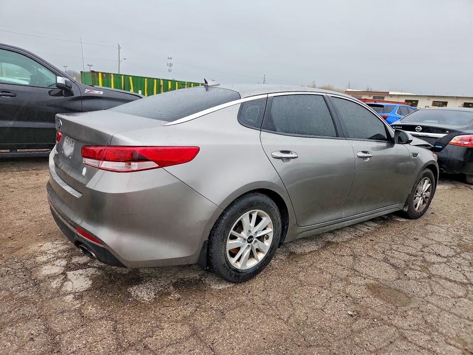 2018 Kia Optima VIN 5XXGT4L39JG229697 COPART salvage auction — FRONT END, IN - CERT OF TITLE-SALVAGE TITLE, sold $1,500 on 2026-07-31 (photo 3)