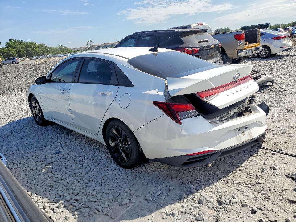 2021 Hyundai Elantra VIN 5NPLS4AGXMH011168 COPART salvage auction — REAR END, Fl - Certificate Of Destruction, sold $3,050 on 2026-07-07 (photo 2)