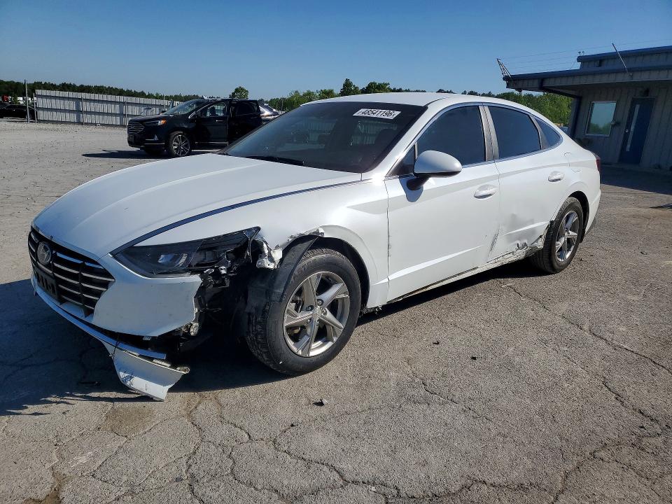 2021 Hyundai Sonata VIN 5NPEG4JA7MH120287 COPART salvage auction — FRONT END, Tn - Salvage Certificate, sold $2,500 on 2026-07-17 (photo 1)