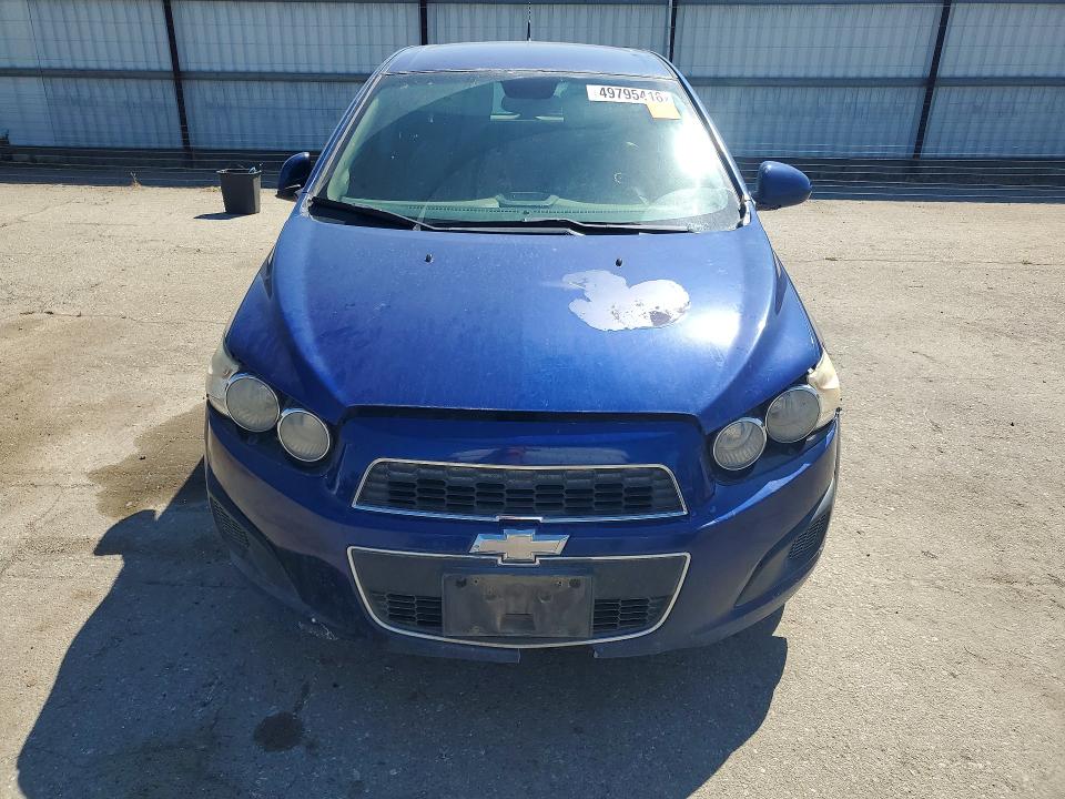 2013 Chevrolet SONIC VIN 1G1JC6SH7D4136120 COPART salvage auction — FRONT END, Ca - Dis/Dlr/Exp Only Clean Title (P), sold $300 on 2026-07-08 (photo 5)