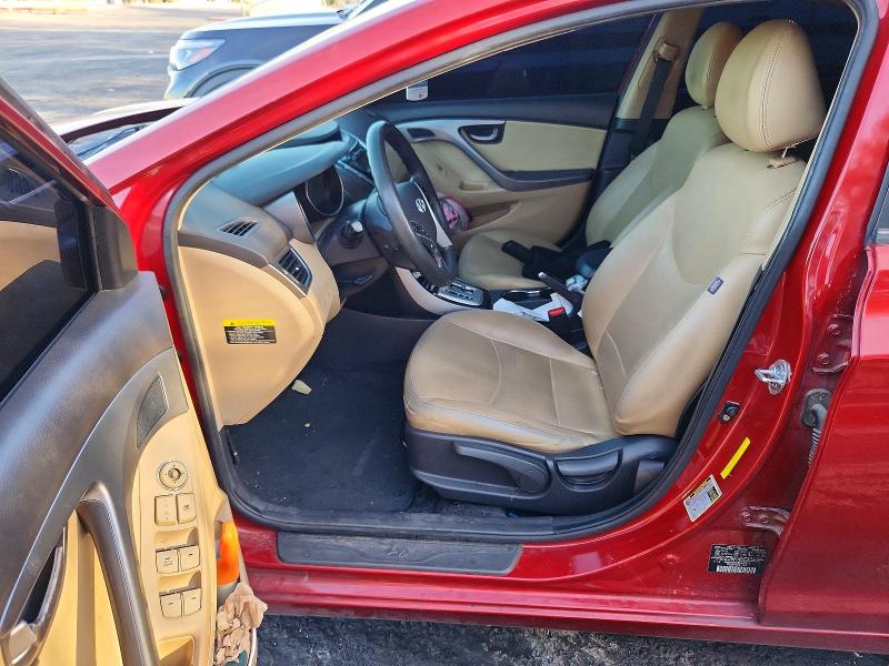 2011 Hyundai Elantra VIN KMHDH4AE0BU090916 COPART salvage auction — FRONT END, Nv - Salvage Title, sold $950 on 2026-07-02 (photo 7)